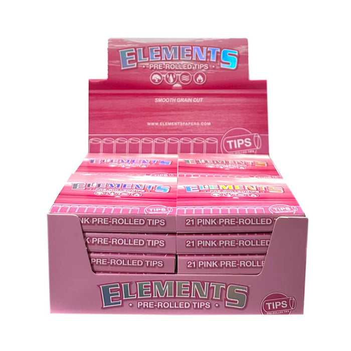 Elements Pink Pre Rolled Tips (21)