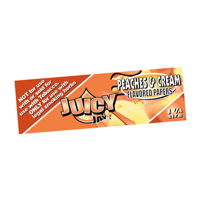 Juicy Jays 1 1/4 Peaches & Cream Flavored Rolling Papers