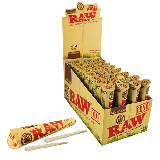Raw Cones 6 Organic 1.25 