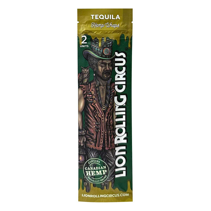 Lion Rolling Circus Hemp Wraps Tequila Flavor