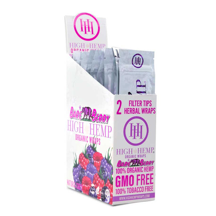 High Hemp Wraps Bare Berry