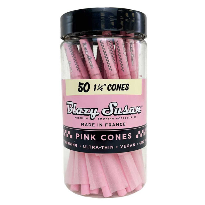 Blazy Susan Pink 1 1/4 Size Cones (50)