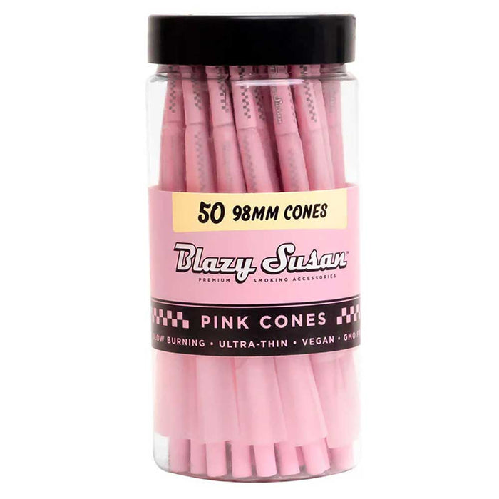 Blazy Susan Pink 98mm Cones (50)