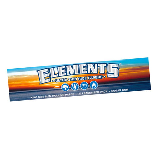 elements kingsize slim ultra thin rice paper