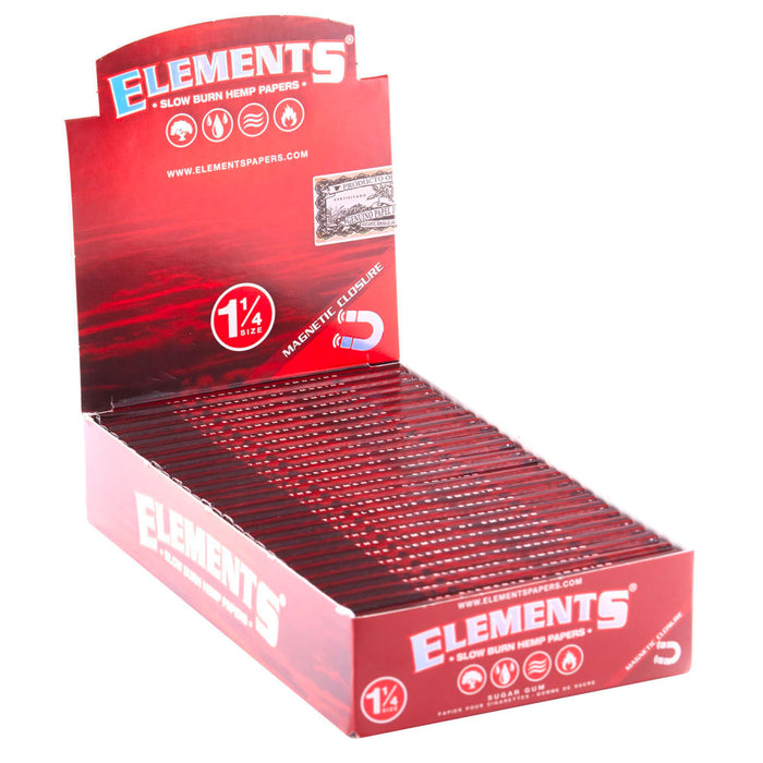 Elements Red 1 1/4 Rolling Papers