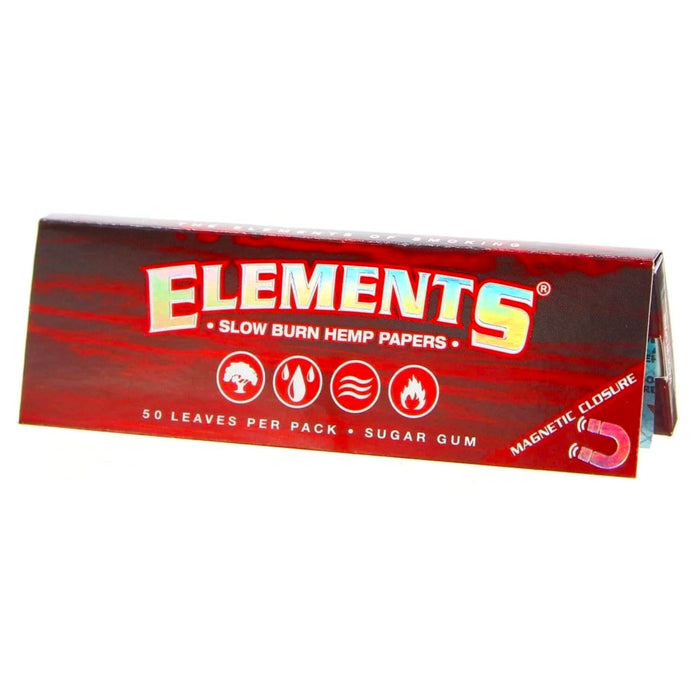 Elements Red 1 1/4 Rolling Papers