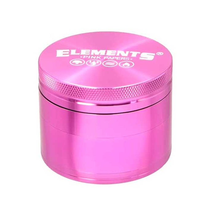 Elements Pink 4 Piece Aluminum Grinder
