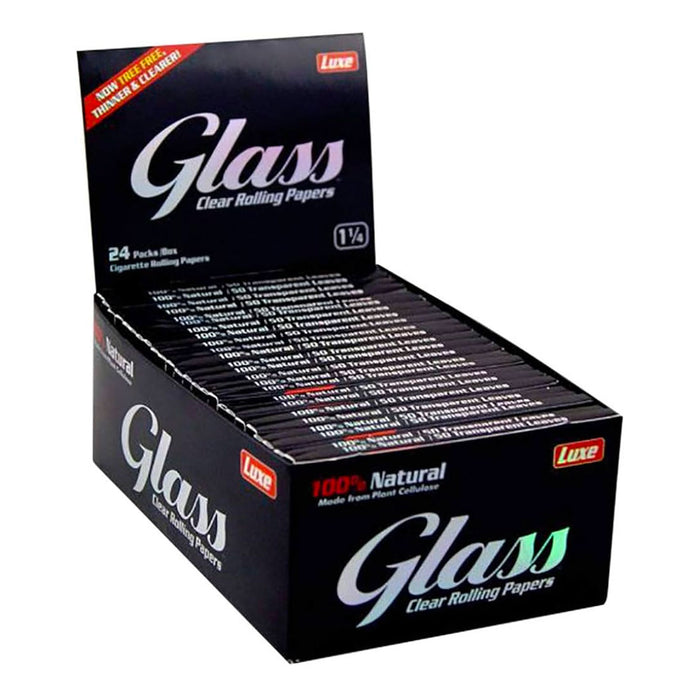 Glass Luxe 1 1/4 Clear Rolling Papers