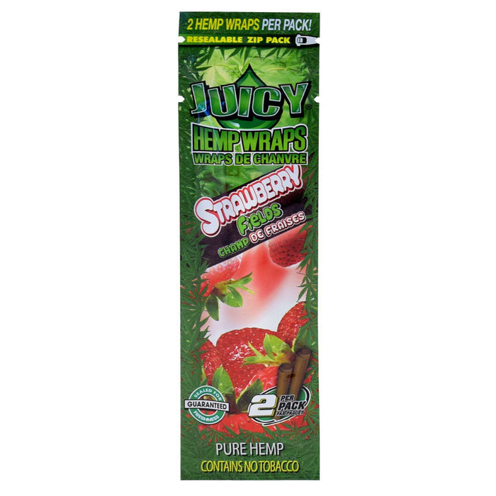 juicy hemp wraps strawberry fields