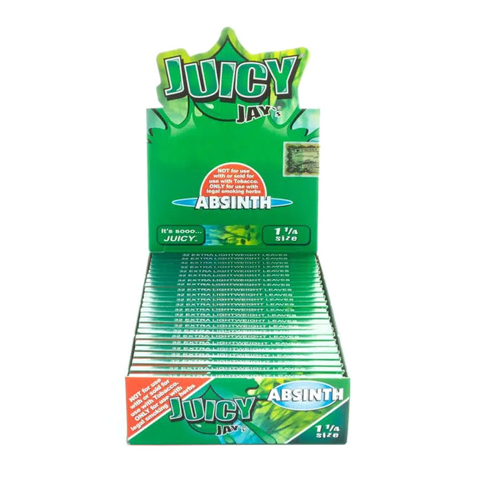 Juicy Jays 1 1/4 Absinth Flavored Rolling Papers