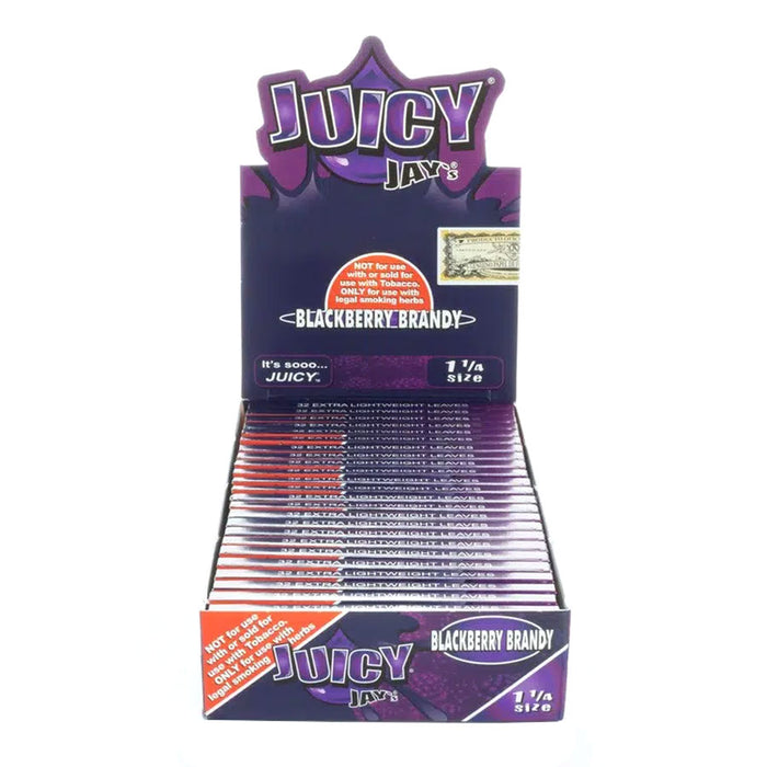 Juicy Jays 1 1/4 Blackberry Brandy Flavored Rolling Papers