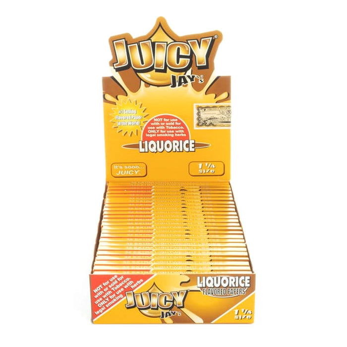 Juicy Jays 1 1/4 Liquorice Flavored Rolling Papers