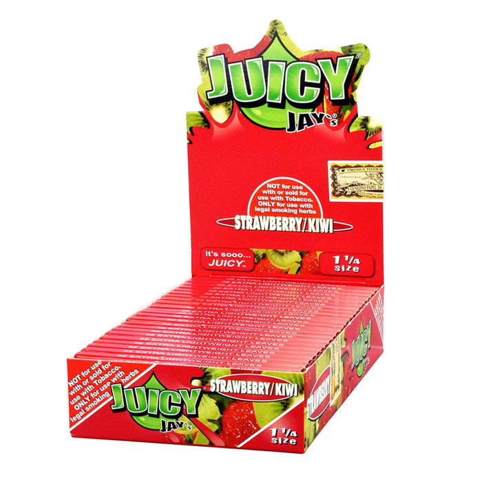 Juicy Jays 1 1/4 Strawberry Kiwi Flavored Rolling Papers