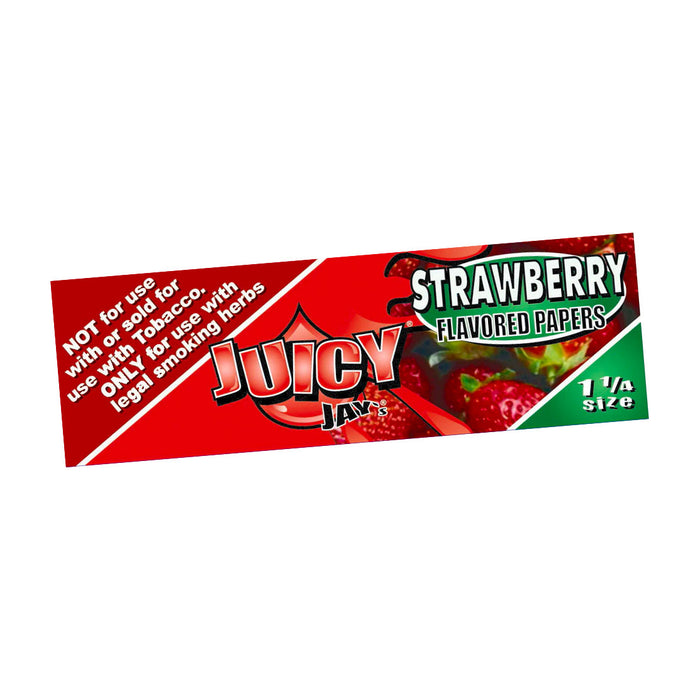 Juicy Jays 1 1/4 Strawberry Flavored Rolling Papers
