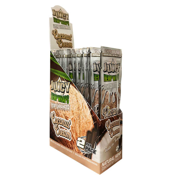 Juicy Terp Enhanced Hemp Wraps Coconut Cream