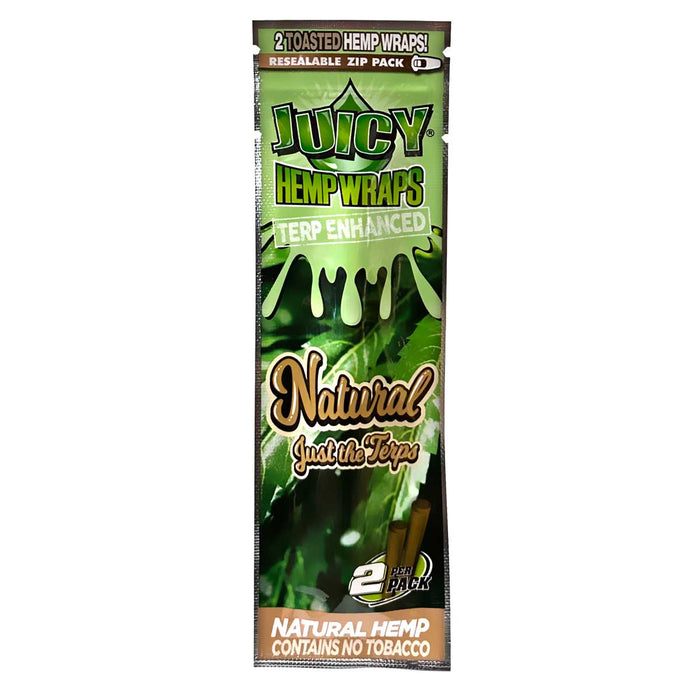 Juicy Terp Enhanced Hemp Wraps Natural