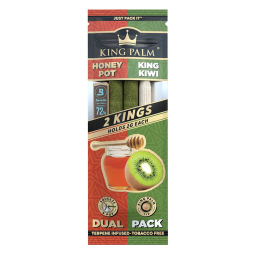 king palm 2 kings size dual pack honey kiwi