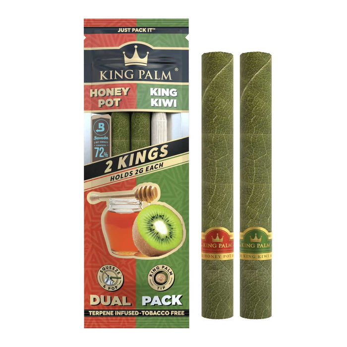 King Palm 2 Kings Dual Pack Honey Kiwi 
