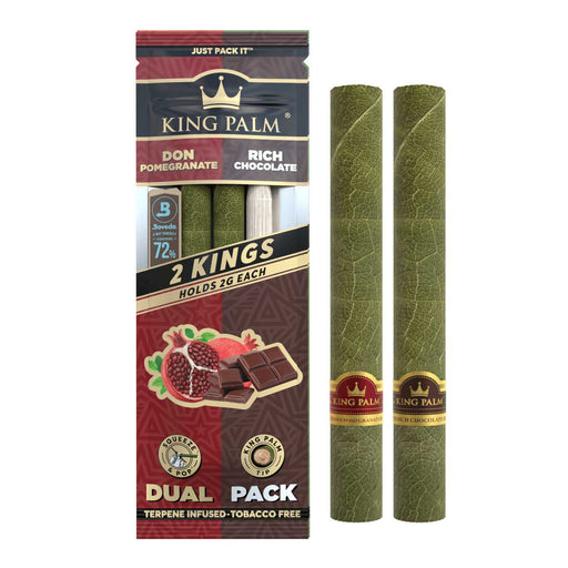 King Palm 2 Kings Dual Pack Pomegranate Chocolate 