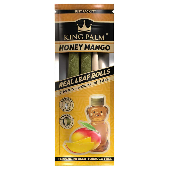 King Palm 2 Mini Rolls Honey Mango