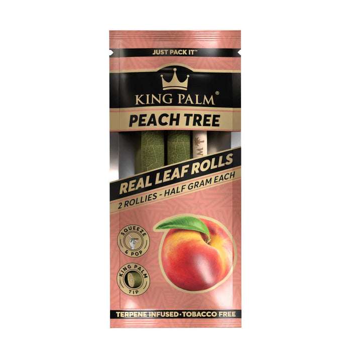 King Palm 2 Rollies Peach Tr