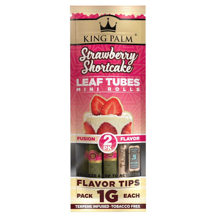 King Palm 2 Mini Rolls Strawberry Shortcake