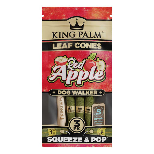 King Palm 3 Leaf Cones Red Apple 