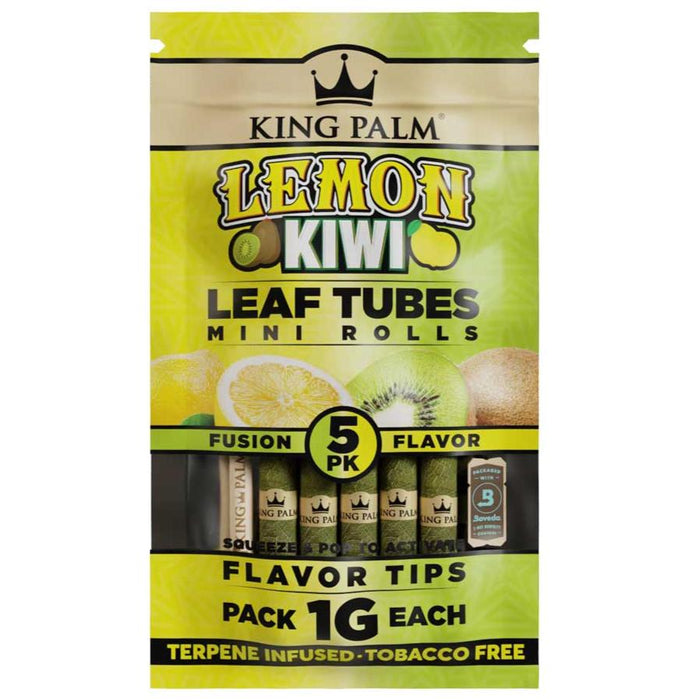 King Palm 5 Mini Rolls - Lemon Kiwi