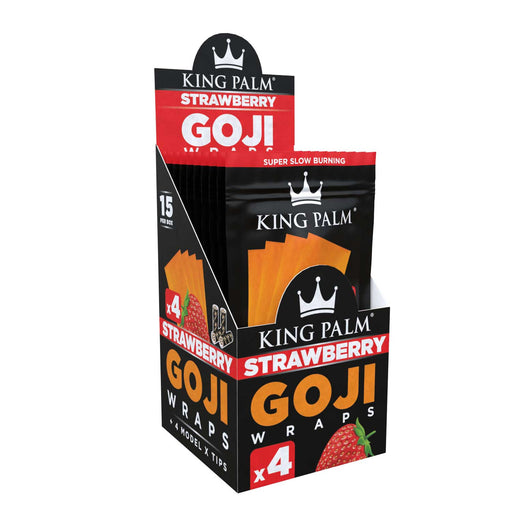 king palm goji blunt wraps strawberry flavor