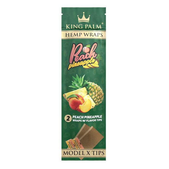 King Palm Hemp Wraps Peach Pineapple