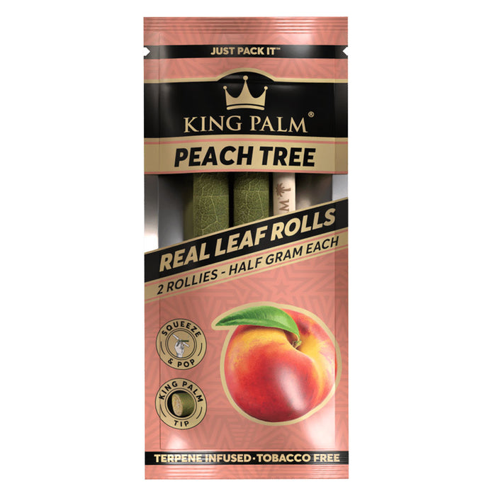 King Palm 2 Rollies Peach Tree