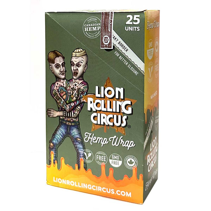 Lion Rolling Circus Hemp Wraps Mango Flavor