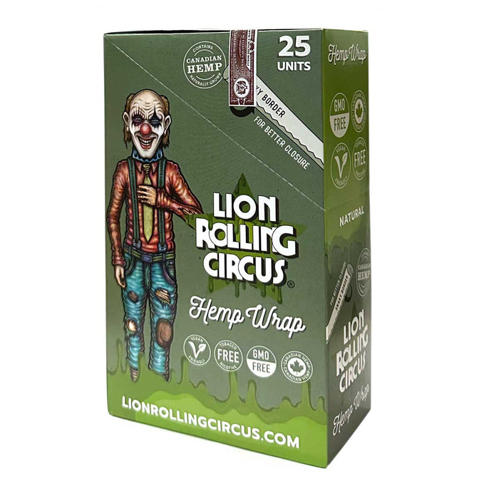 Lion Rolling Circus Hemp Wraps Natural Flavor