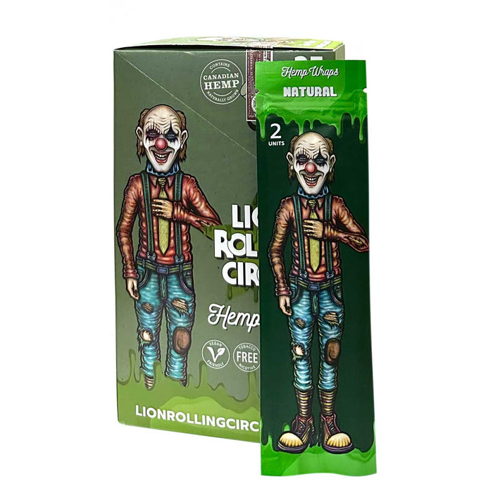 Lion Rolling Circus Hemp Wraps Natural Flavor