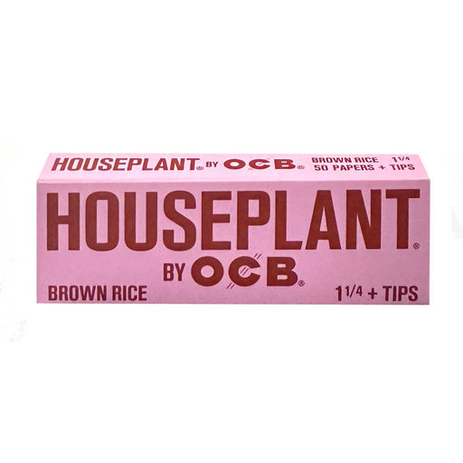 houseplant by ocb brown rice 1 1 4 rolling papers tips