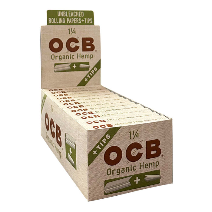 ocb organic hemp 1 1 4 paper tips