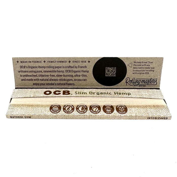 OCB Organic Hemp Slim Papers