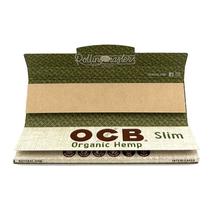 OCB Organic Hemp Slim Papers + Tips