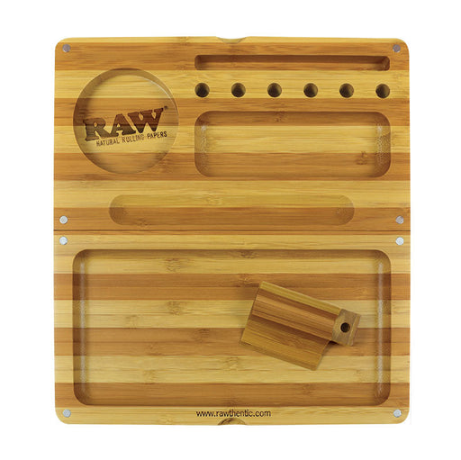 raw backflip striped bamboo filling tray