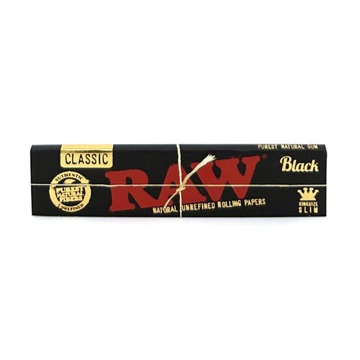 raw black king size slim rolling paper