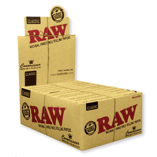 raw classic connoisseur king size slim rolling paper