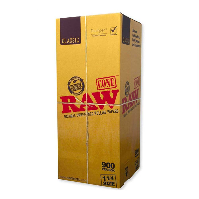 RAW Classic 1 1/4 Pre Rolled Cones (900)