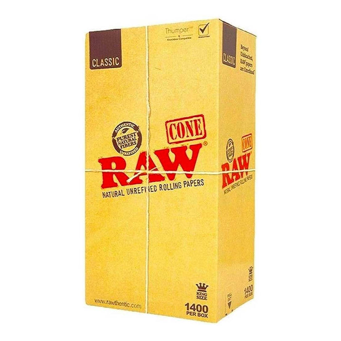 RAW Classic King Size Pre Rolled Cones (1400)