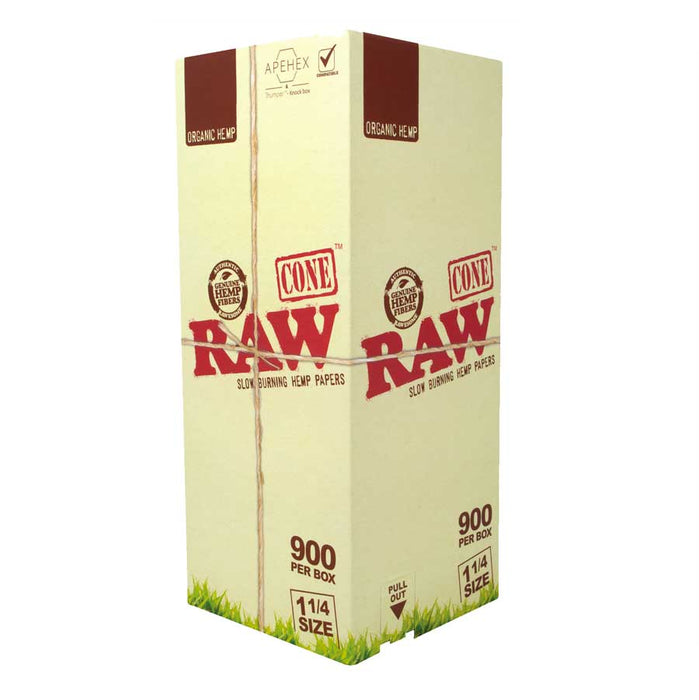 RAW Organic 1 1/4 Pre Rolled Cones (900)