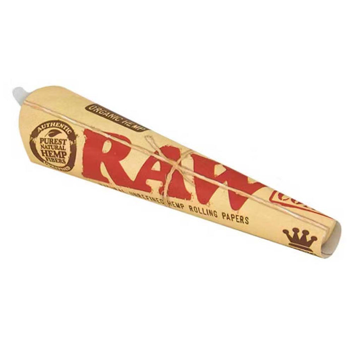 RAW Organic Hemp King Size Pre Rolled Cones (3)