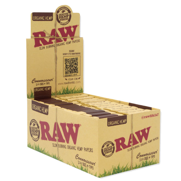 RAW Organic Connoisseur 1 1/4 Rolling Papers