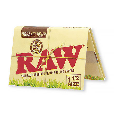 raw organic hemp 1 1 2 rolling paper