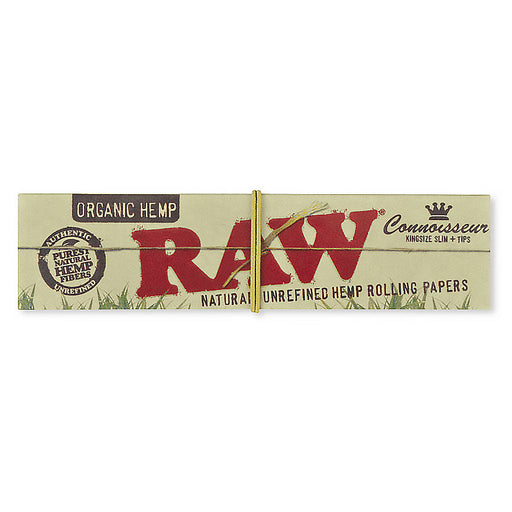 raw organic hemp connoisseur king size slim rolling paper