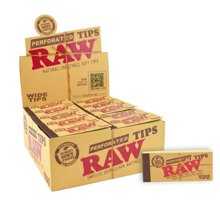 Raw Perforated Wide Tips Displ