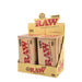 Raw Pre Rolled Unbleached Tips Tin 100Ct 01 Displ